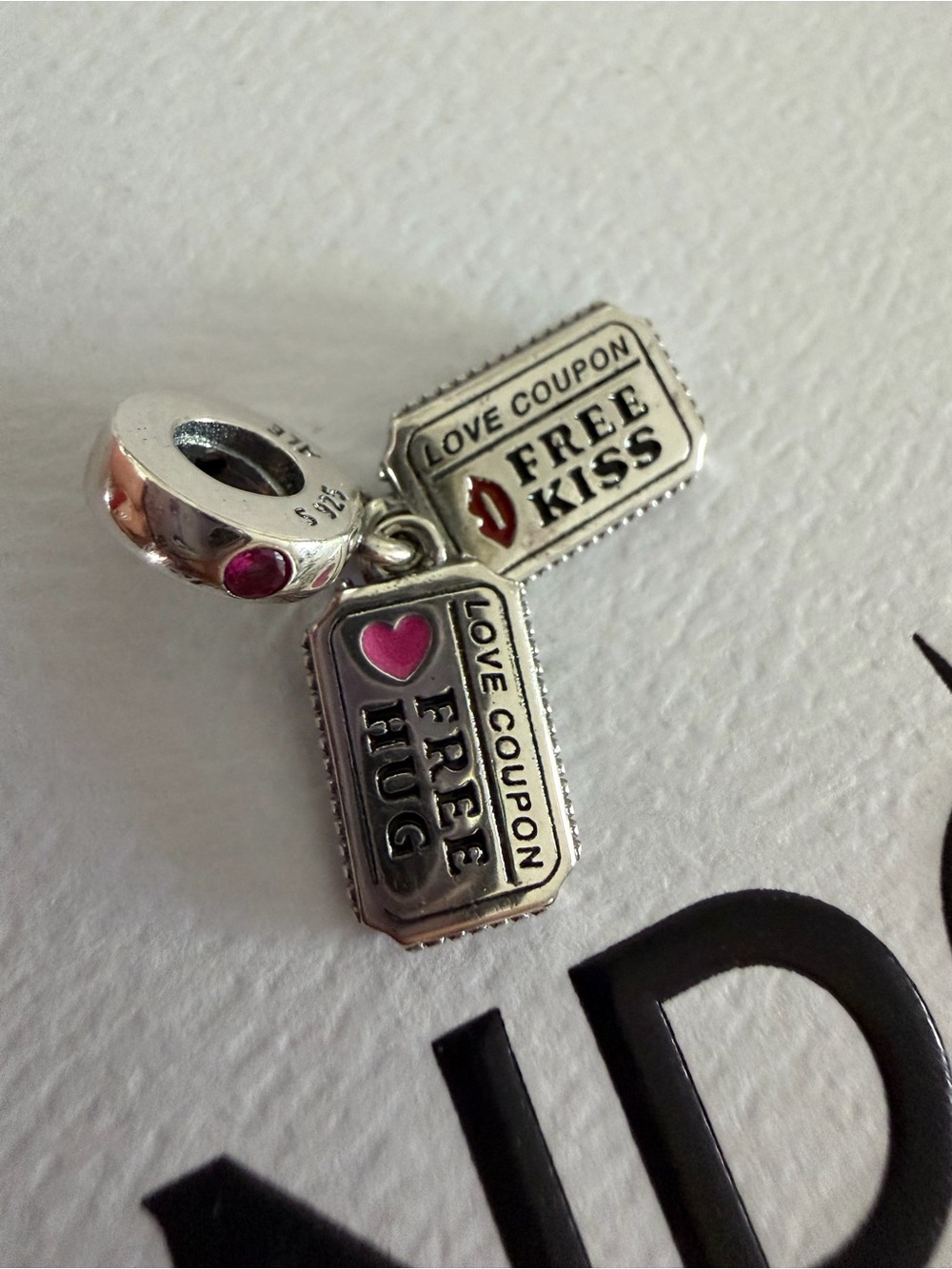 Pandora “Love Coupon” Dangle Charm #798703C01